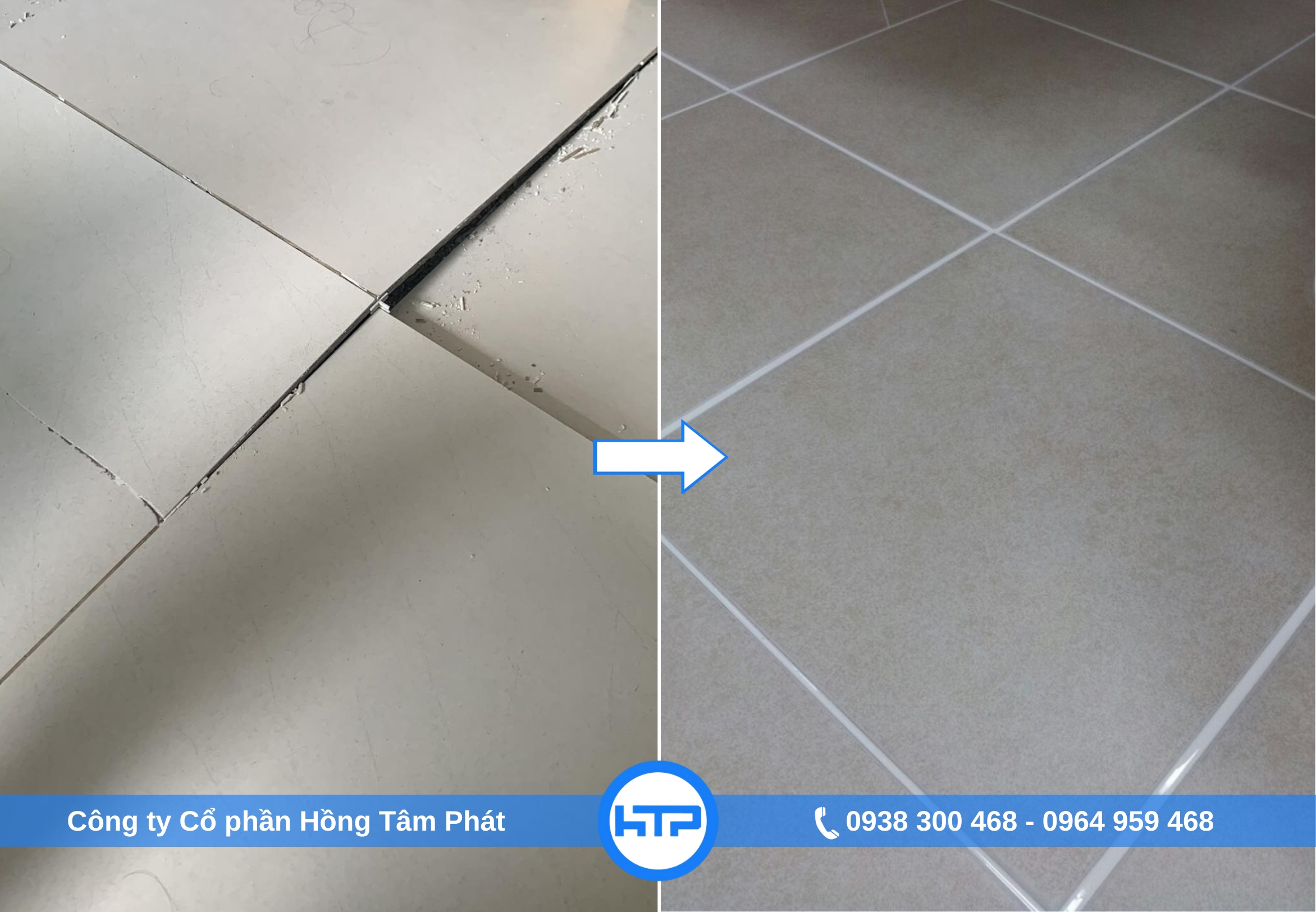 Cần xử lý gạch bị phồng rộp để khôi phục giá trị thẩm mỹ và độ an toàn cho sàn nhà