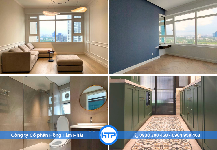 HTP cải tạo không gian sống hoàn toàn mới cho căn hộ cao cấp Saigon Pearl