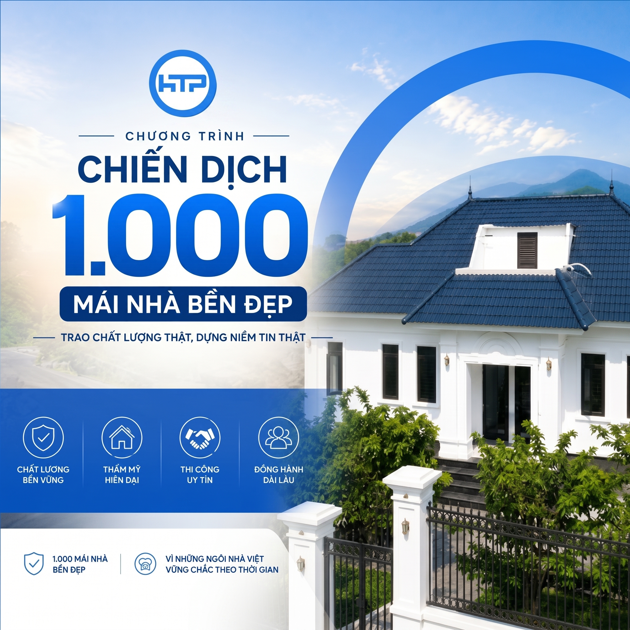 Chương trình sơn 1000 mái ngói của HTP