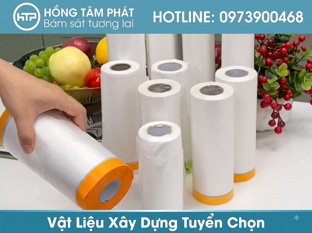 Độ dính viền mép của Màng bọc nilon ngăn chặn bụi bẩn siêu chắc chắn bền.