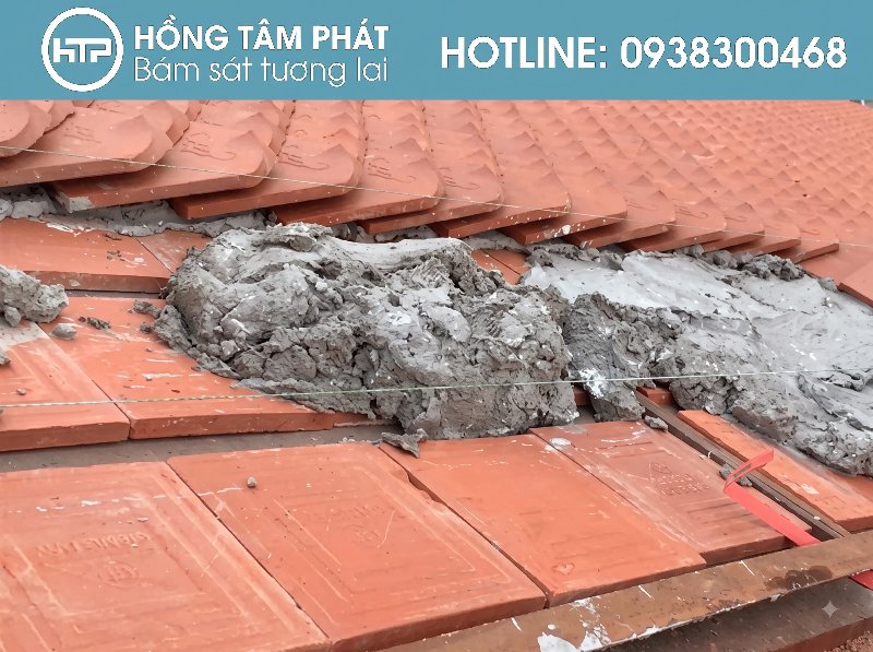 Giải pháp Lợp Ngói Trên Mái Bê Tông chống nóng hiệu quả cùng HTP.