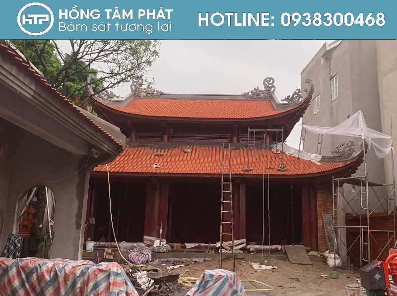 Báo Giá Thi Công Mái Ngói biệt thự chi tiết bao gồm vật tư và nhân công.