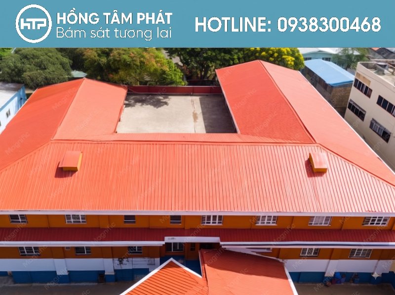 Hồng Tâm Phát chuyên Lợp Ngói Chống Nóng bằng vật liệu tiên tiến.