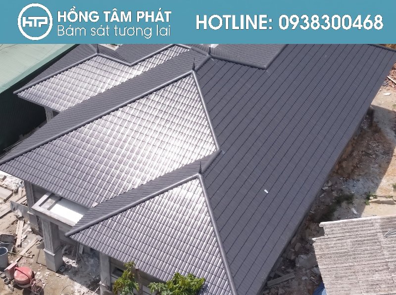 HTP cam kết thực hiện Quy trình thi công ngói úp nóc đúng kỹ thuật cao.