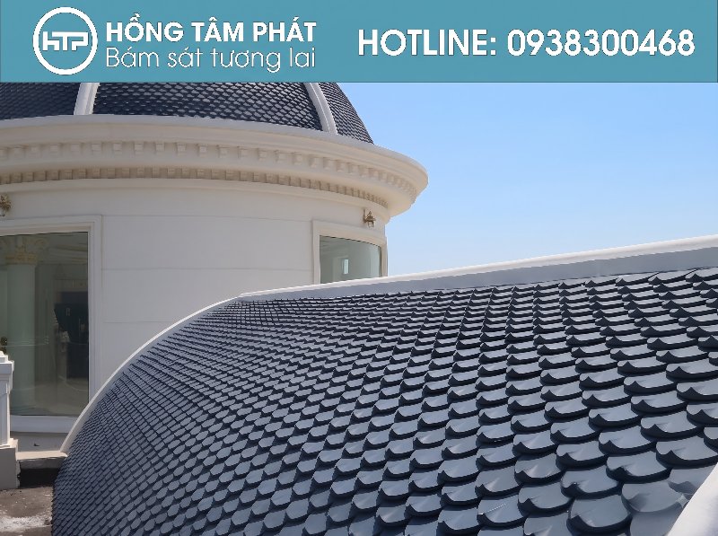 Đảm bảo tính thẩm mỹ cao khi thực hiện Lợp Ngói Trên Mái Bê Tông dốc.