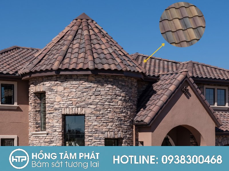 Báo Giá Lợp Mái Ngói tráng men cao cấp bao gồm vật tư và nhân công.