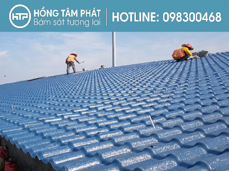 Hướng dẫn Cách Lợp Tôn Giả Ngói chuẩn kỹ thuật chống dột mưa.