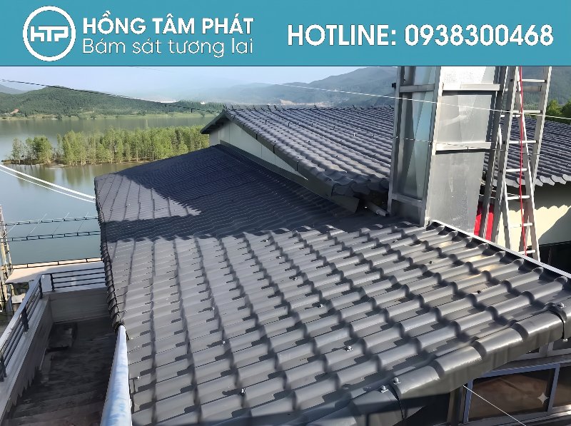 Tư vấn chi tiết Cách Lợp Tôn Giả Ngói chuẩn khoảng cách xà gồ.