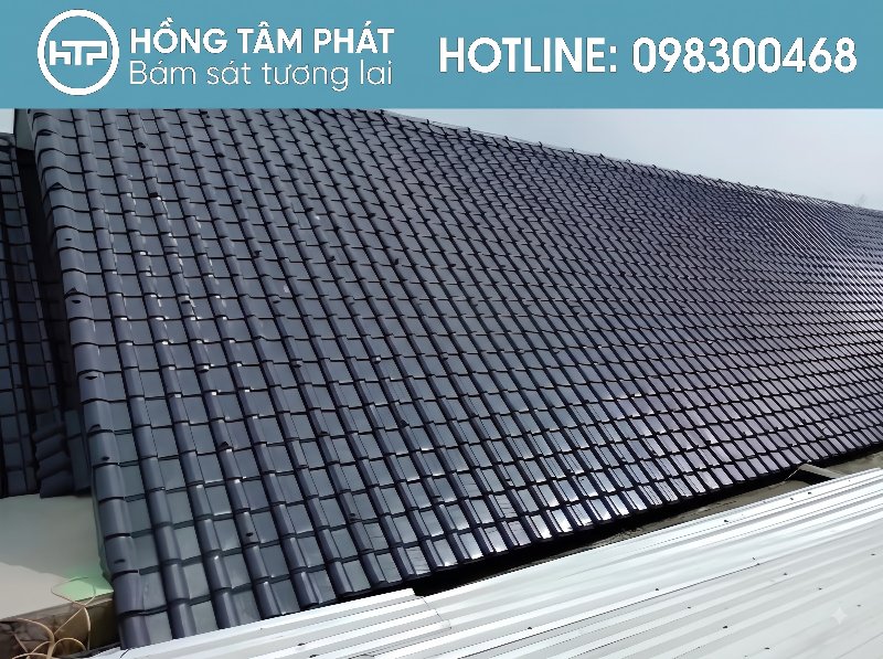 Quy trình thi công Cách Lợp Tôn Giả Ngói thẩm mỹ giống ngói thật.