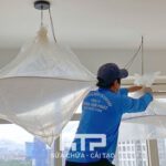 HTP bao bọc kỹ lưỡng nội thất sau khi đã lắp đặt hoàn thiện