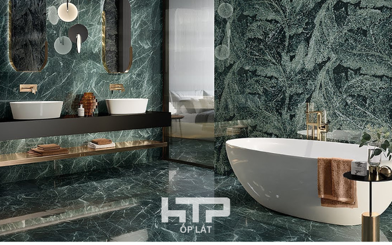 Gạch xuyên sáng Marble Tele Di Revolution sắc xanh huyền mới lạ