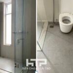 Phòng WC sau khi được cải tạo thể hiện phong thái sảng khoái và năng lượng hơn