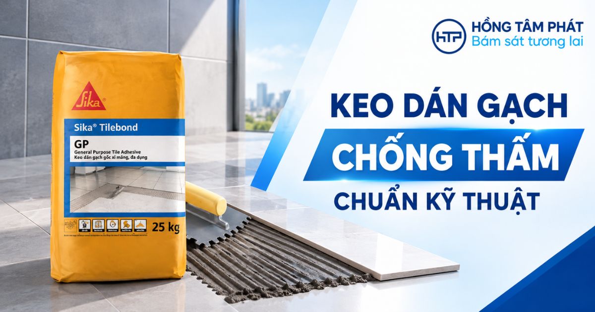 Keo Dán Gạch Chống Thấm Chuẩn Kỹ Thuật Bảo Vệ Sàn Tường