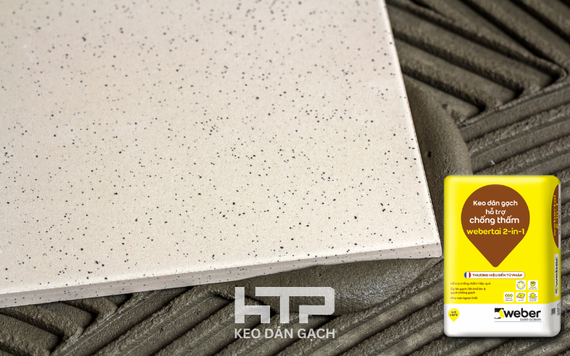 Sản phẩm keo dán gạch Webertai Flex ốp lát gạch đá tốt