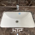 Thay thế lavabo rời giúp dễ dàng vệ sinh và sửa chữa