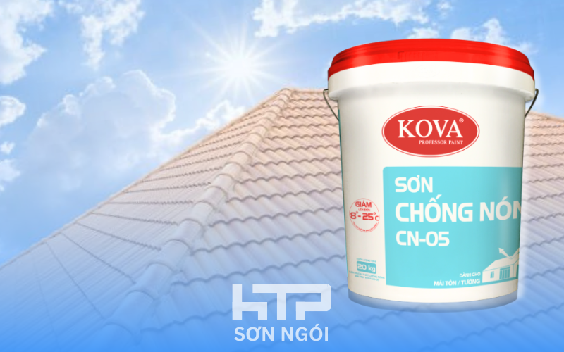 Kova là loại sơn chống nóng hiệu quả cho mái ngói 