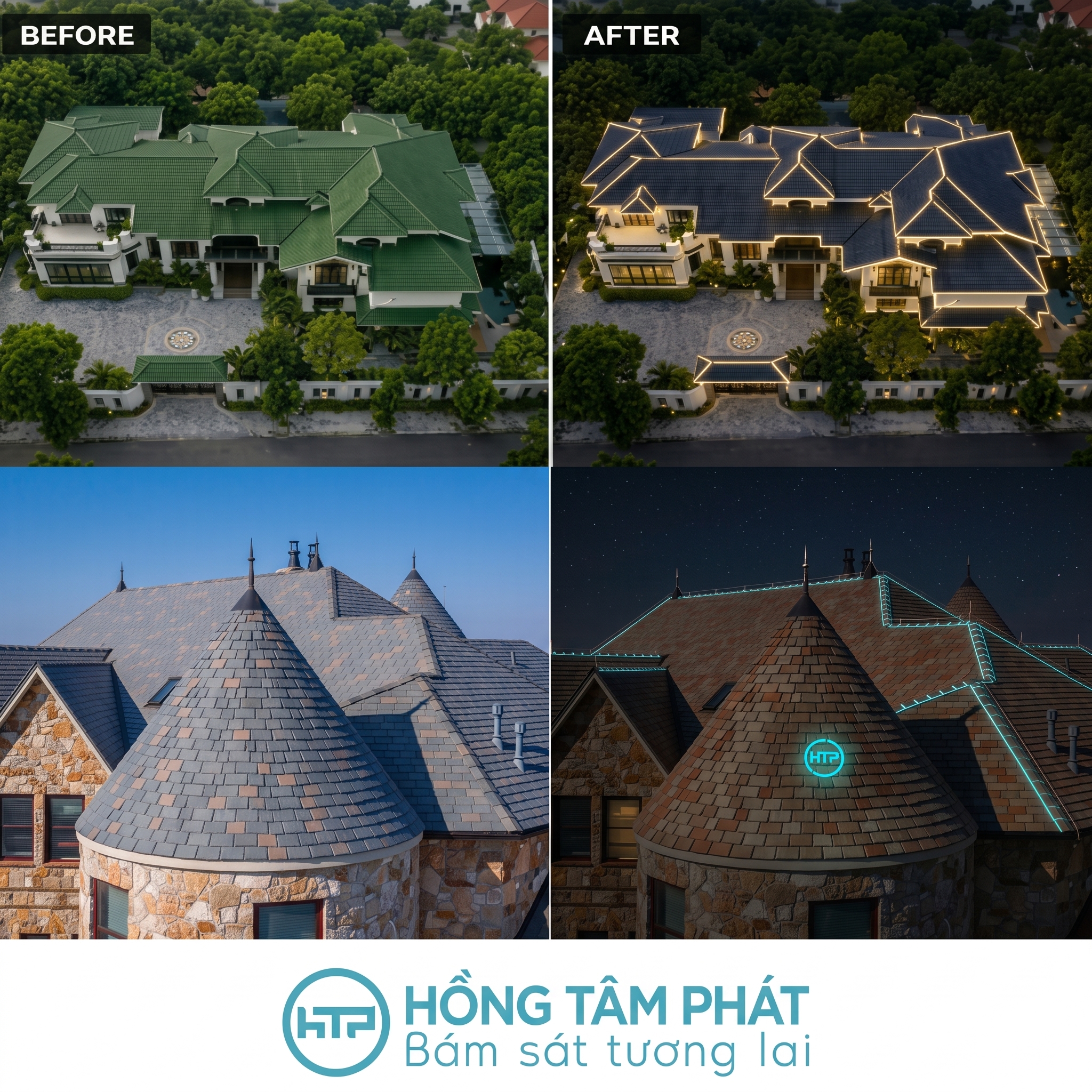 Dịch vụ sơn mái ngói của HTP tự hào chất lượng hàng đầu.