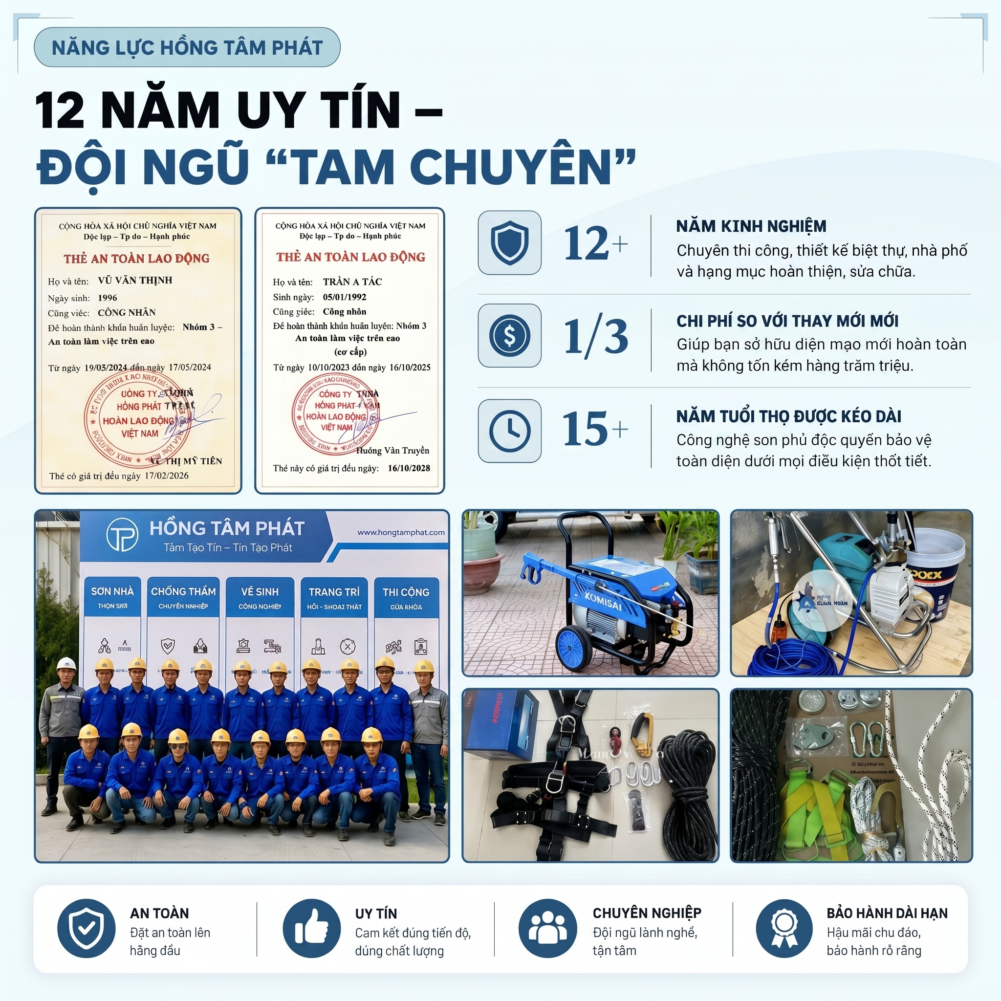 Chọn dịch vụ sơn mái ngói của HTP để nhà bạn luôn đẹp.