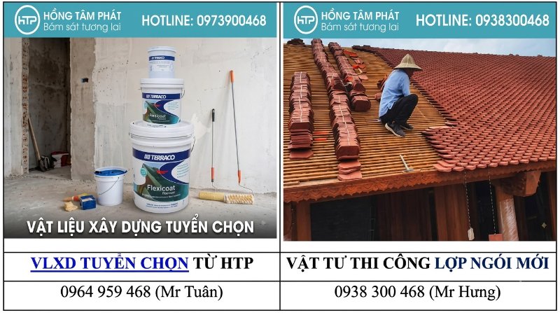 Hình ảnh thực tế các dự án Lợp mái ngói mới chuyên nghiệp hoàn thành tốt.
