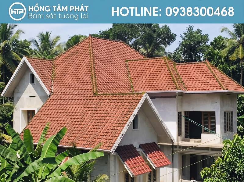Tấm ảnh vệ tinh cũ cho thấy quy mô công ty mái ngói ở giai đoạn đầu.