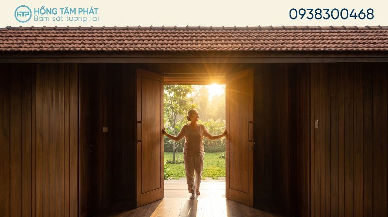 Từng viên ngói, mảng tường đều thấm đượm triết lý ngôi nhà sống an lành.