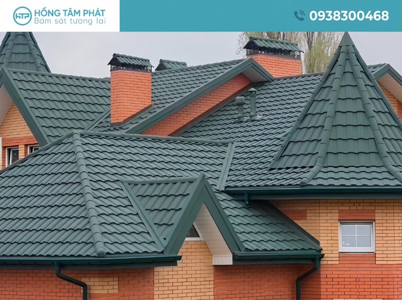 Công trình hoàn mỹ nhìn từ trên cao lộ rõ phần mái ngói đẹp xuất sắc vô cùng.