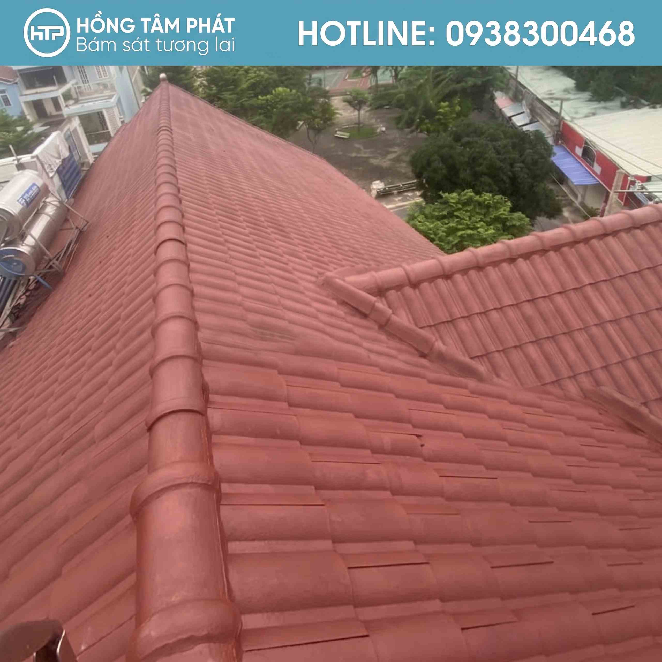 Việc phun sơn màu 2 lớp giúp tông màu sơn đỏ đô lên màu rất chuẩn.
