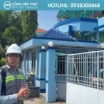 Kết quả mái nhà xưởng khoác lên màu xanh tươi mát và hiện đại hơn.