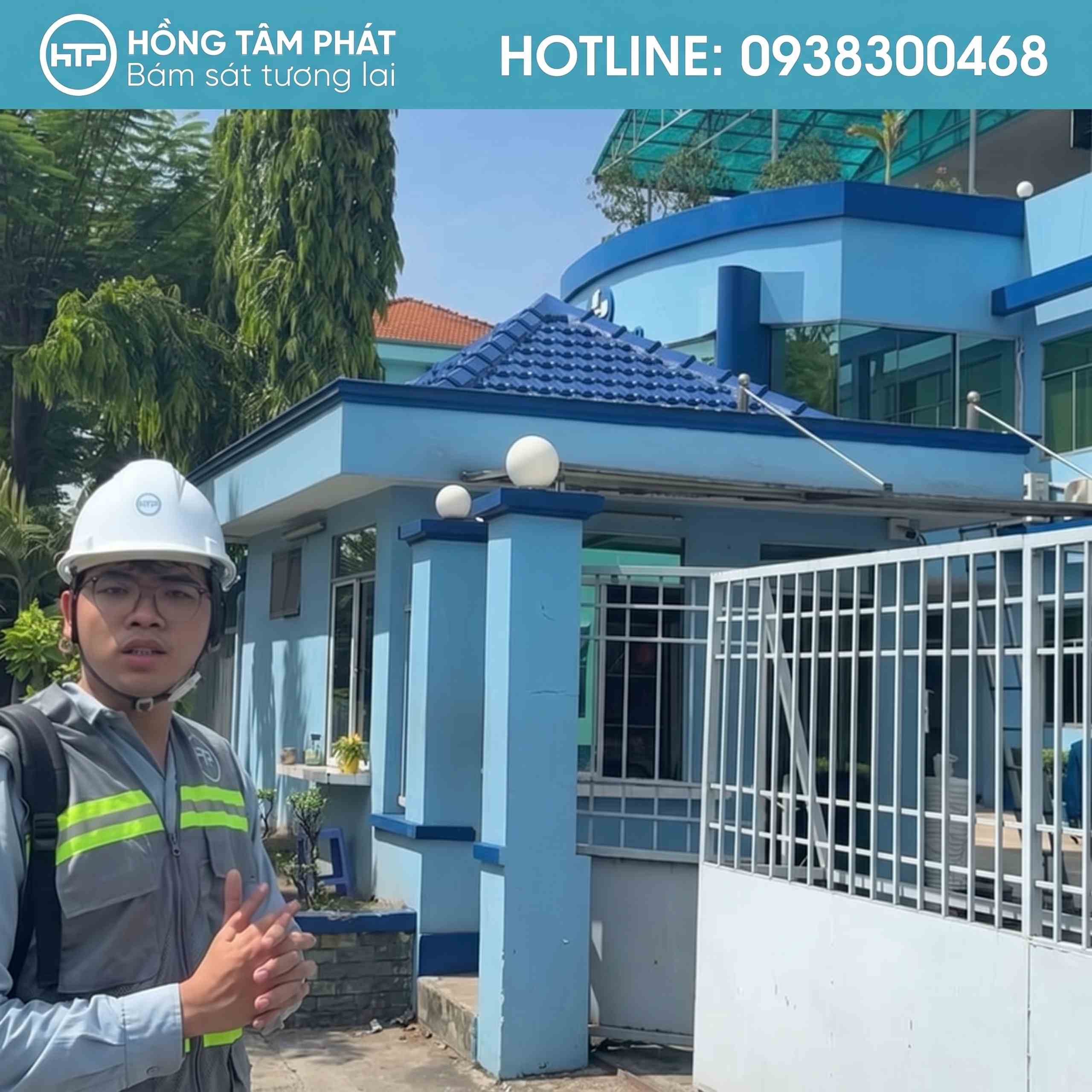 Kết quả mái nhà xưởng khoác lên màu xanh tươi mát và hiện đại hơn.
