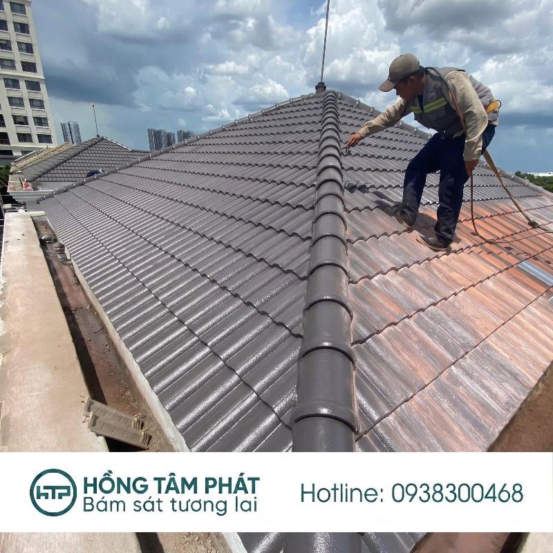 Vật liệu nhập khẩu ứng dụng vào Thi Công Sơn Mái Ngói Tại Tiền Giang đạt độ bền cao.