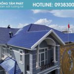 Việc sơn màu lớp 2 tạo nên độ bền màng sơn tối ưu trước thời tiết.