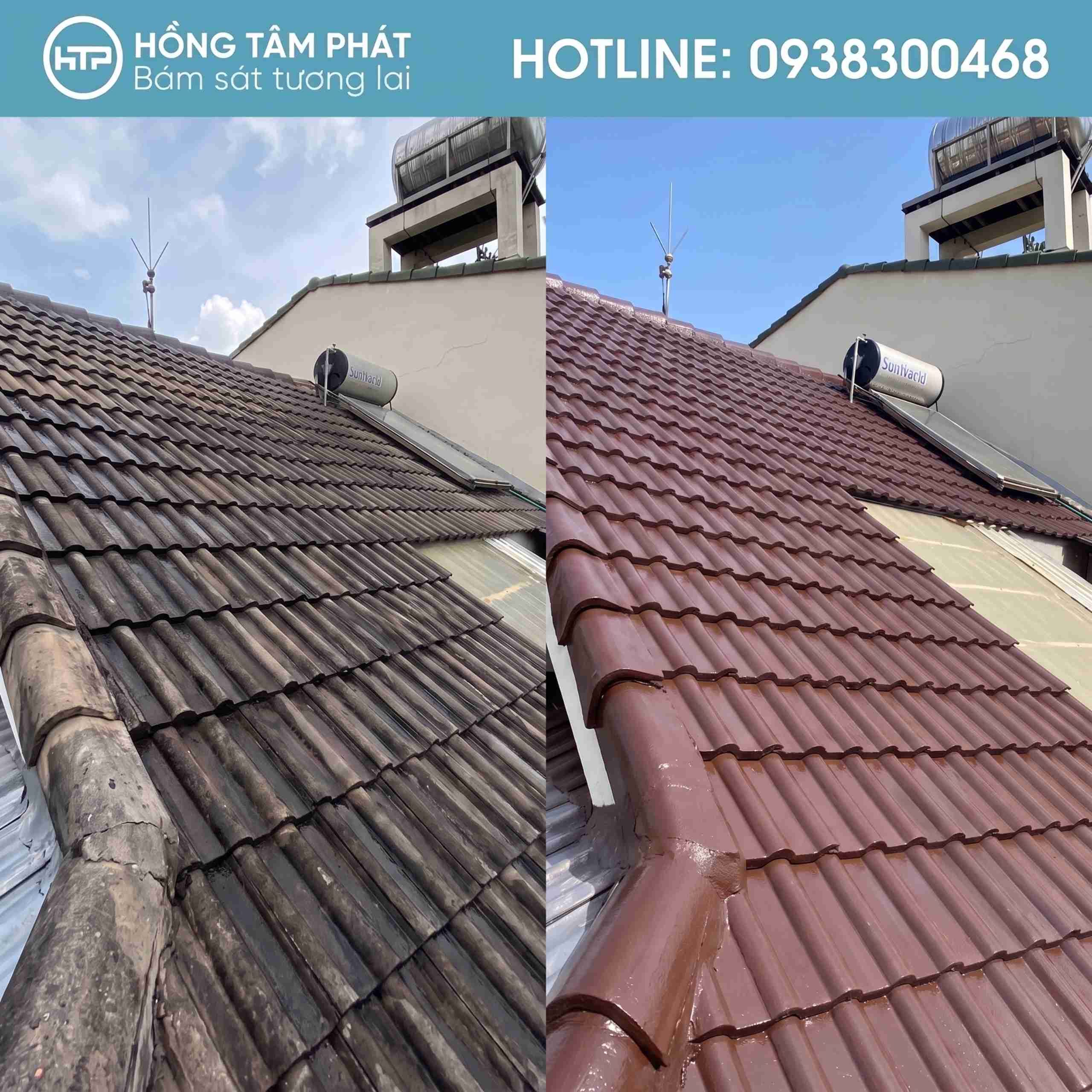 Dịch vụ sơn mái ngói biệt thự quận 2 giúp tái tạo không gian sang trọng.
