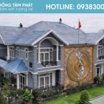 Đội thợ chuyên sơn mái ngói biệt thự quận 12 thi công vô cùng uy tín.