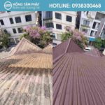 Kết Quả Vệ Sinh Và Sơn Mái Ngói Quận 2