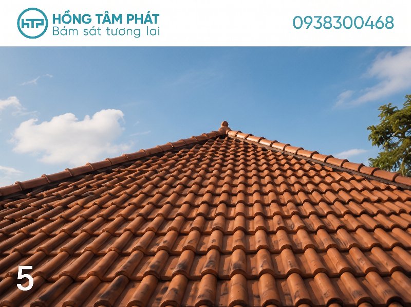 Bạn sẽ hoàn toàn an tâm khi ngước lên thấy mái nhà được chống thấm tối ưu.