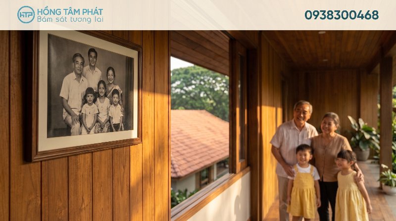 Sự kết hợp màu sắc tinh tế làm nổi bật triết lý ngôi nhà sống đích thực.
