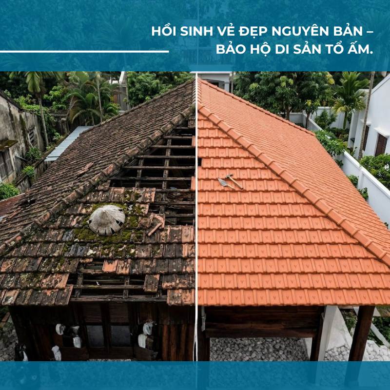 CHUYÊN GIA PHỤC HỒI MÁI NGÓI khuyên gia chủ nên bảo dưỡng mái nhà định kỳ.