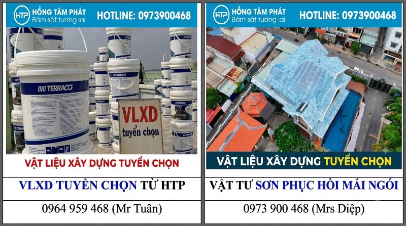 Điểm hẹn tin cậy của mọi nhà khi cần Sơn terraco phục hồi mái ngói cũ xịn.