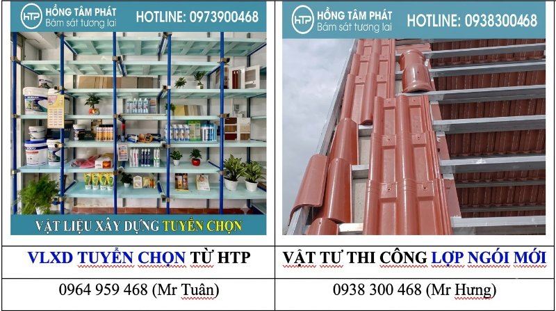 Sử dụng dòng ngói tráng men cao cấp khi Lợp mái ngói mới chuyên nghiệp HTP.