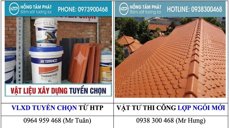 Giúp công trình kiến trúc thêm phần bề thế nhờ Lợp mái ngói mới chuyên nghiệp.