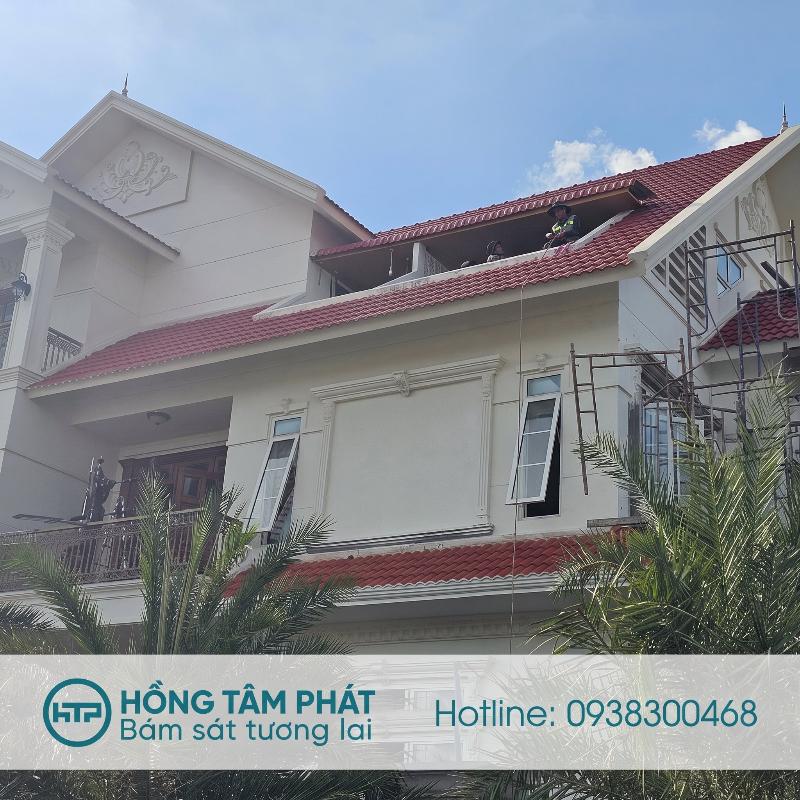 Công trình hoàn mỹ ghi lại kết quả SƠN mái ngói chất lượng từ châu Âu.
