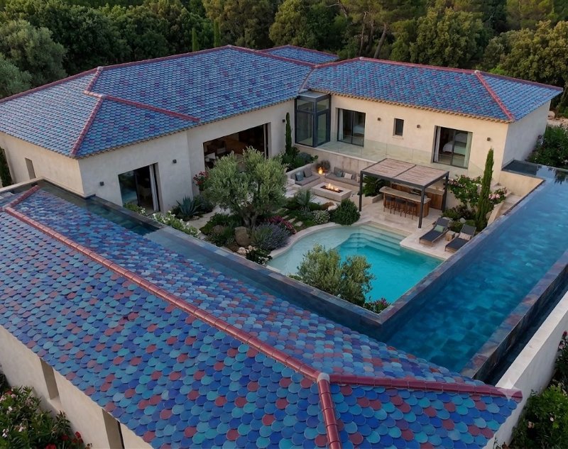 Kỹ thuật Phục Hồi Ngói Vảy Cá chuẩn xác giúp mái ngói chắc chắn hơn.