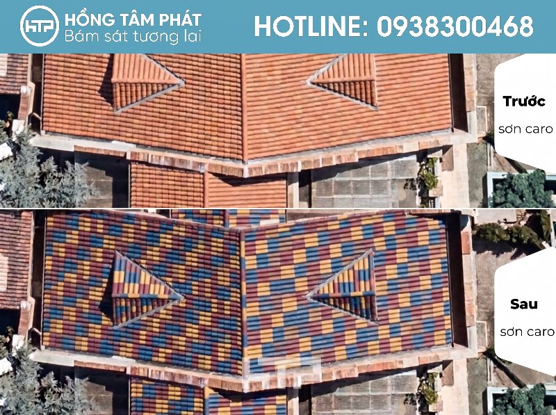 Vẻ đẹp hoàn hảo của mái ngói biệt thự đẹp khu Him Lam Tân Hưng.