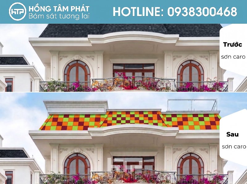 Mái ngói biệt thự đẹp khu Victoria Village khẳng định vị thế gia chủ.