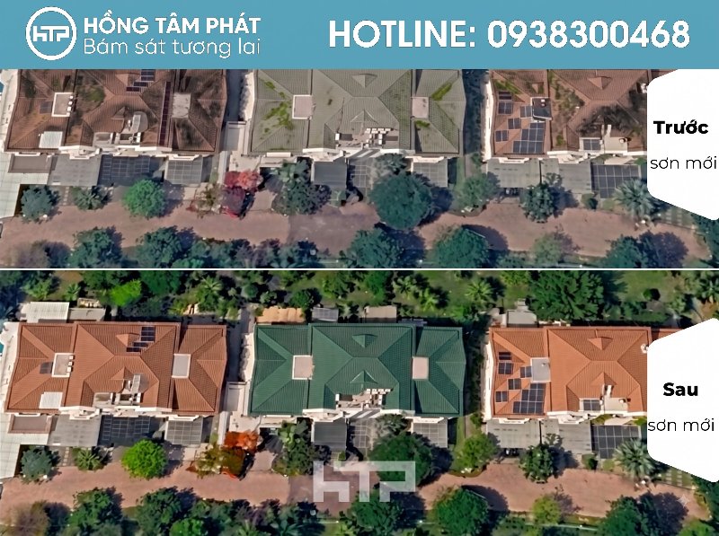 Kiến trúc đỉnh cao cùng mái ngói Thự Đẹp Khu Chateau Phú Mỹ Hưng.