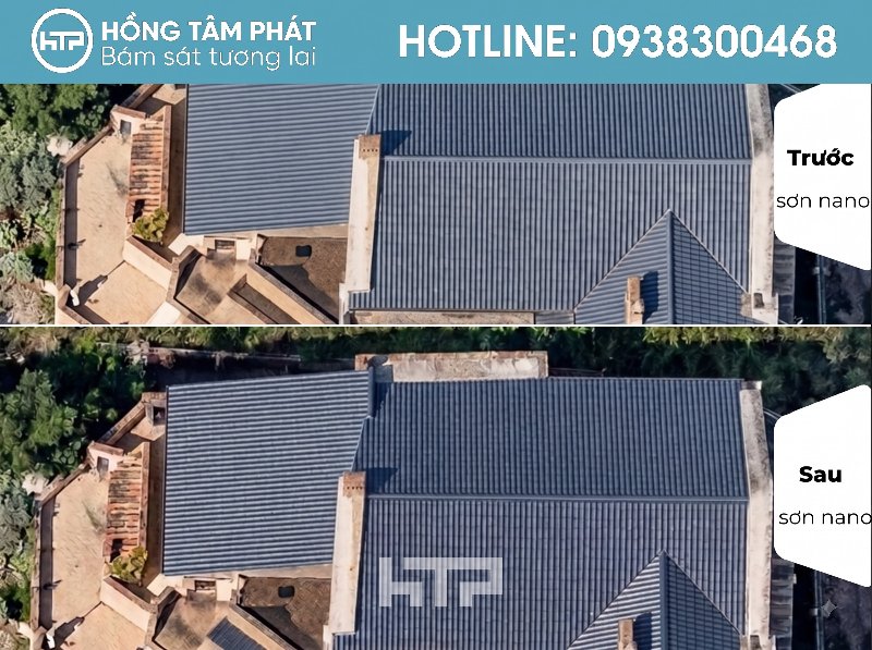 Mái Biệt Thự Đẹp Khu Đại Phúc Green Villas nổi bật cả một khu phố.
