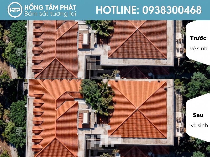 Toàn cảnh thơ mộng với mái ngói biệt thự đẹp khu Camellia Villa Nam Long.
