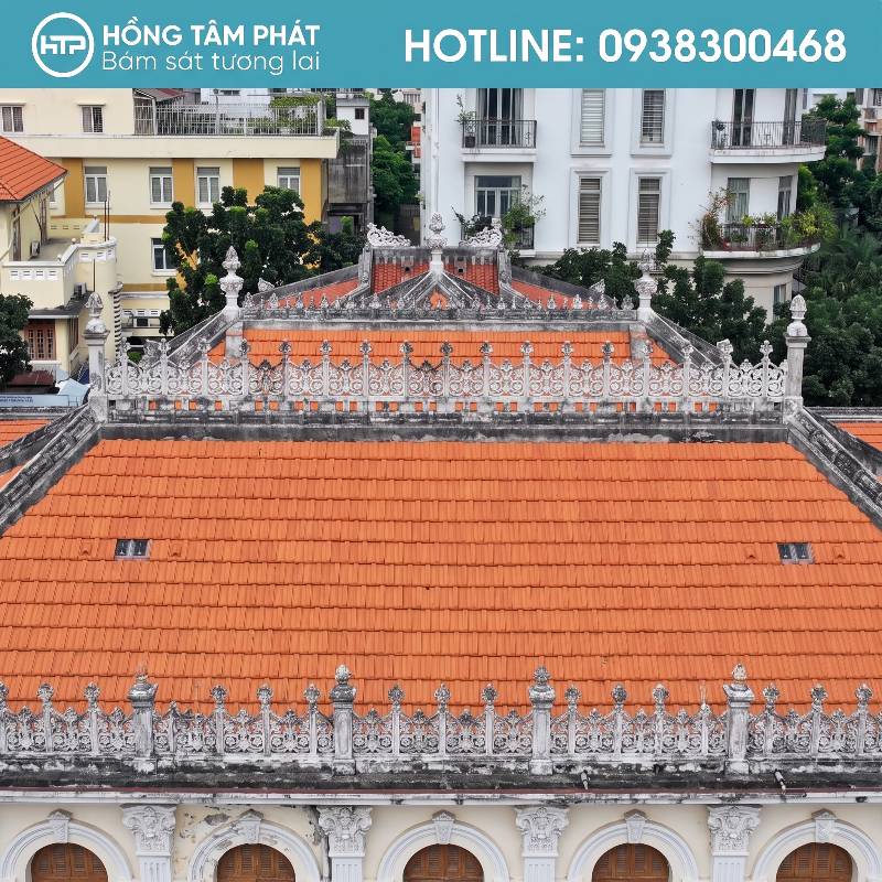 Vẻ đẹp hoàn hảo của mái ngói biệt thự đẹp