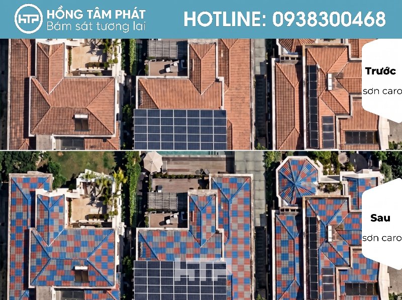 Quy trình thi công mái ngói Thự Đẹp Khu Chateau Phú Mỹ Hưng tỉ mỉ.