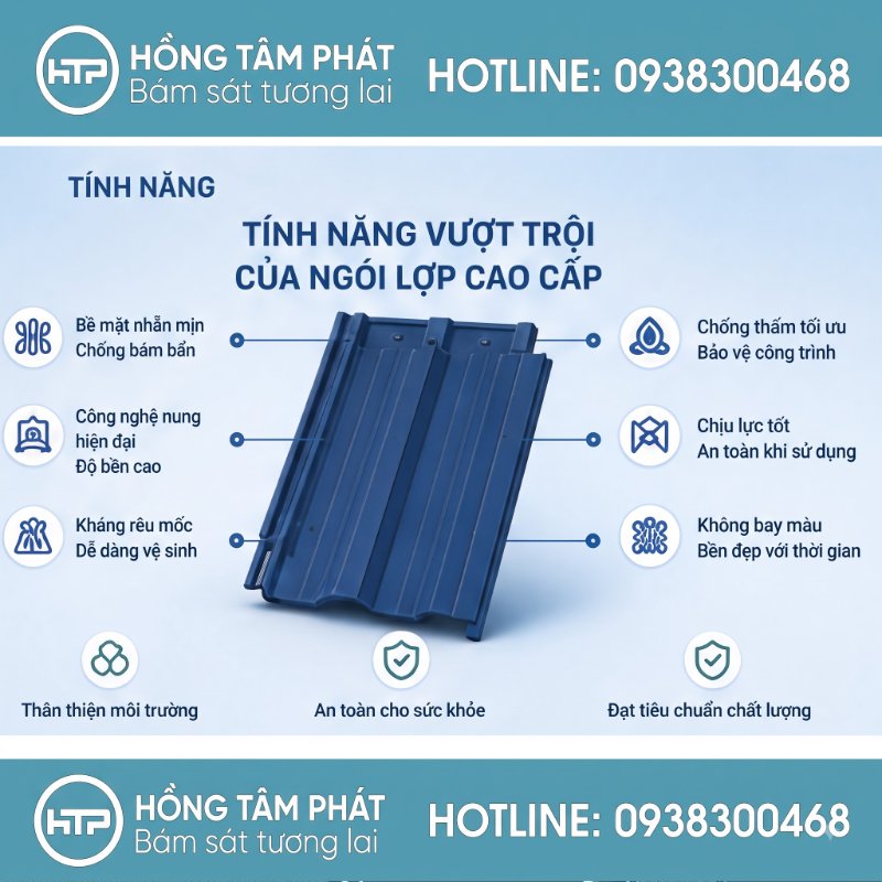 Việc Chọn Mái Ngói màu xanh Nhật Bản đang là xu hướng kiến trúc nổi bật